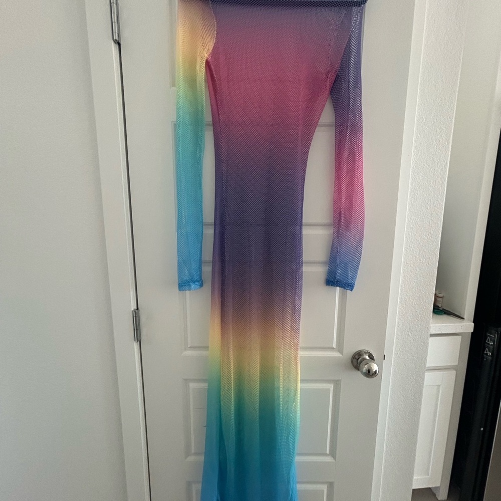 Amazon Multicolor Gradient Maxi Dress